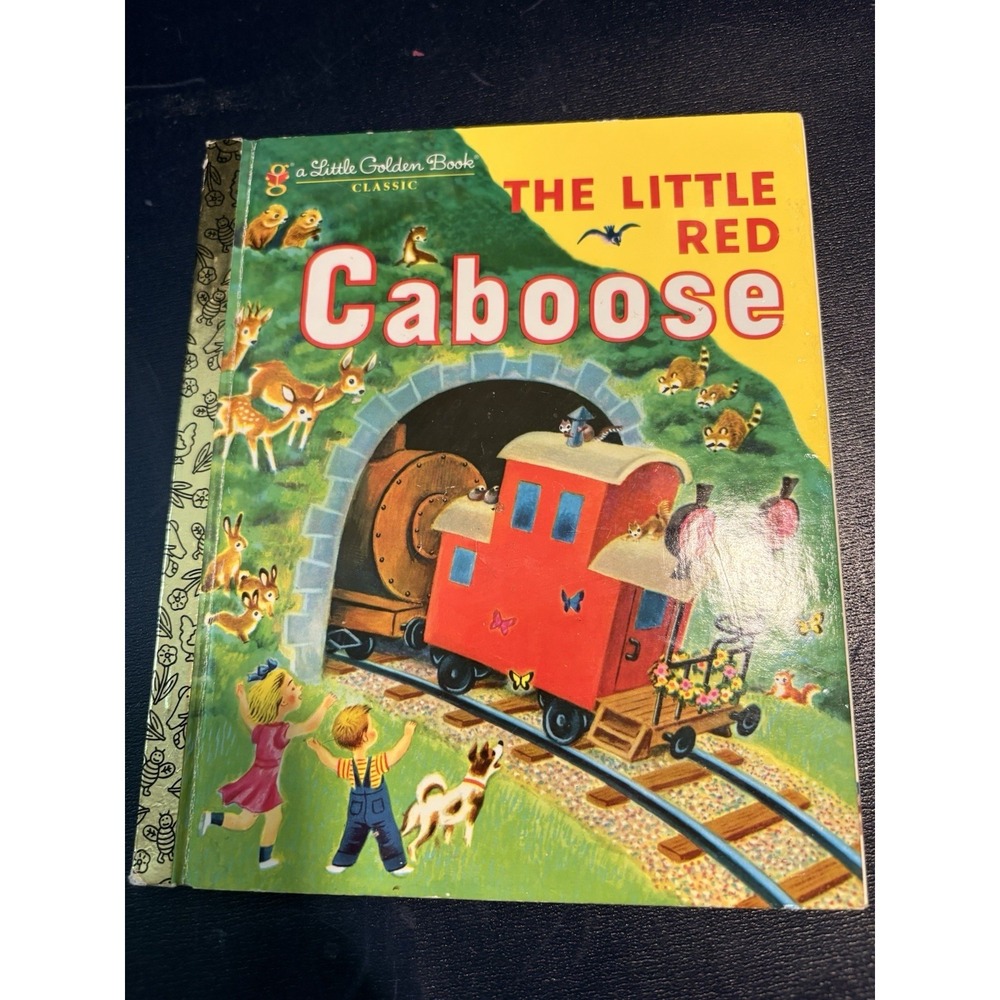 1981 Little Golden Book-The Little Red Caboose